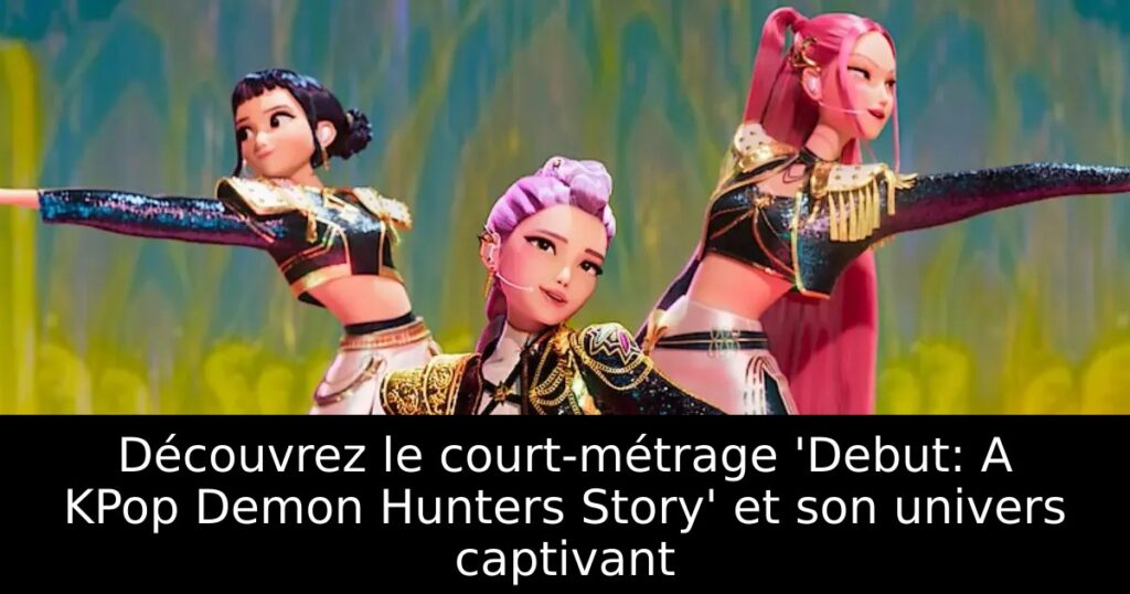 Découvrez le court-métrage &lsquo;Debut: A KPop Demon Hunters Story&rsquo; et son univers captivant