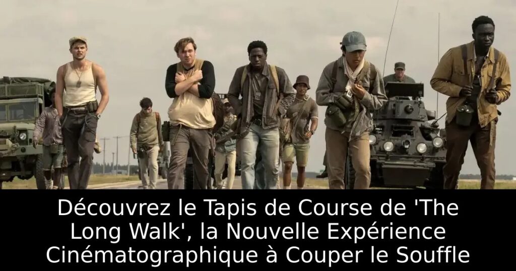 Découvrez le Tapis de Course de &lsquo;The Long Walk&rsquo;, la Nouvelle Expérience Cinématographique à Couper le Souffle