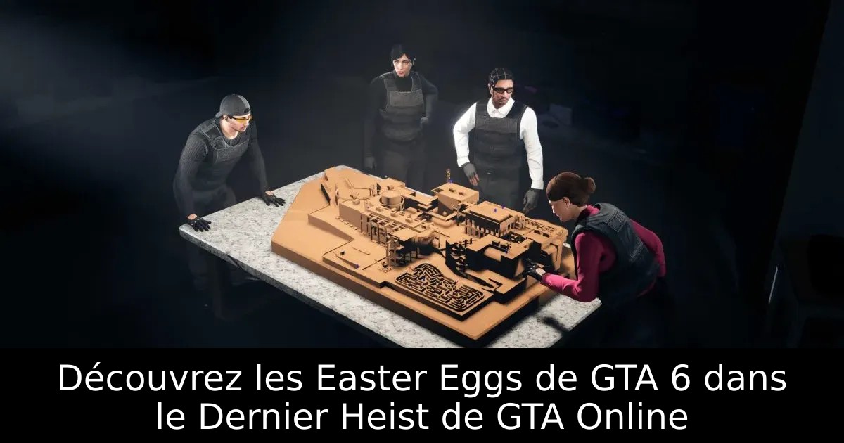 Découvrez les Easter Eggs de GTA 6 dans le Dernier Heist de GTA Online