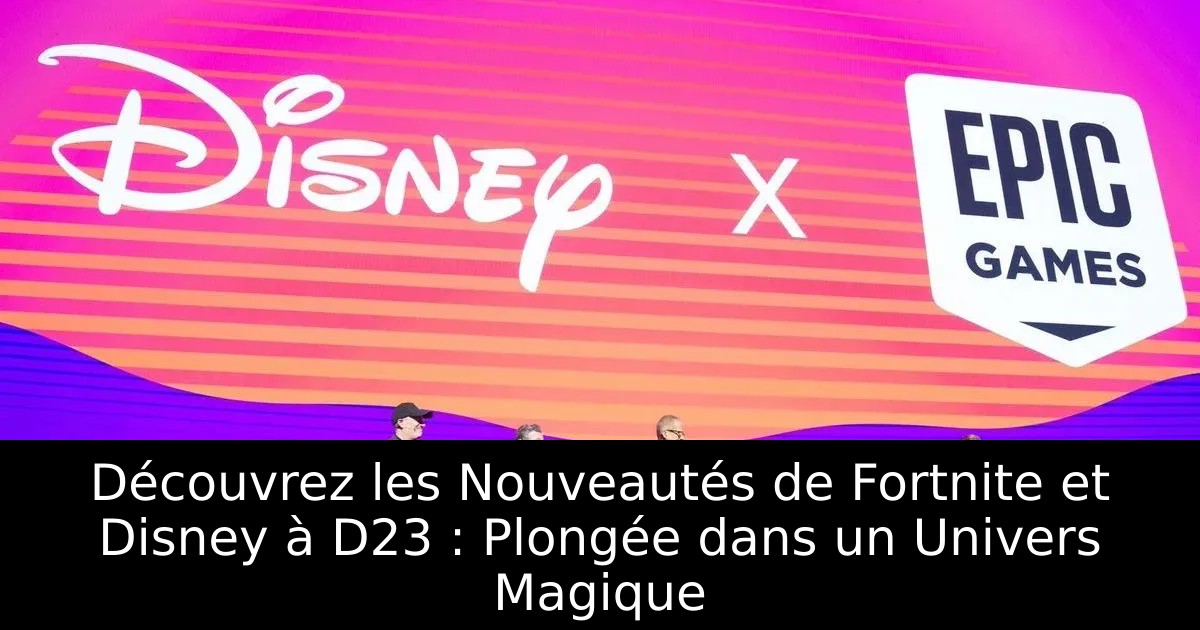 Découvrez les Nouveautés de Fortnite et Disney à D23 : Plongée dans un Univers Magique