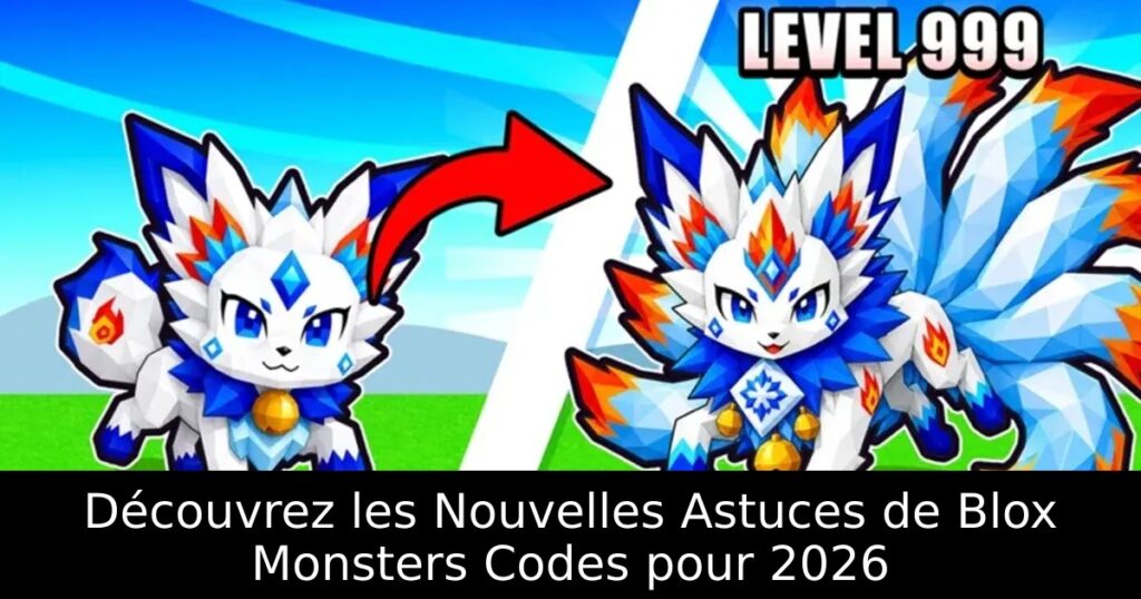 Découvrez les Nouvelles Astuces de Blox Monsters Codes pour 2026