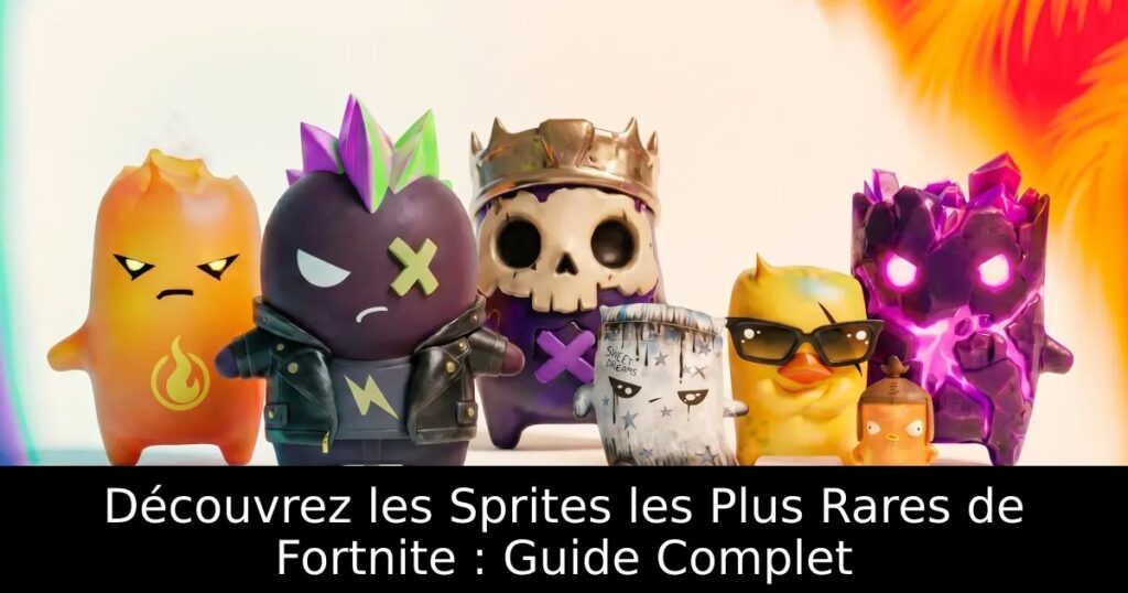 Découvrez les Sprites les Plus Rares de Fortnite : Guide Complet