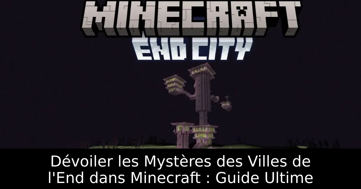 Dévoiler les Mystères des Villes de l&rsquo;End dans Minecraft : Guide Ultime