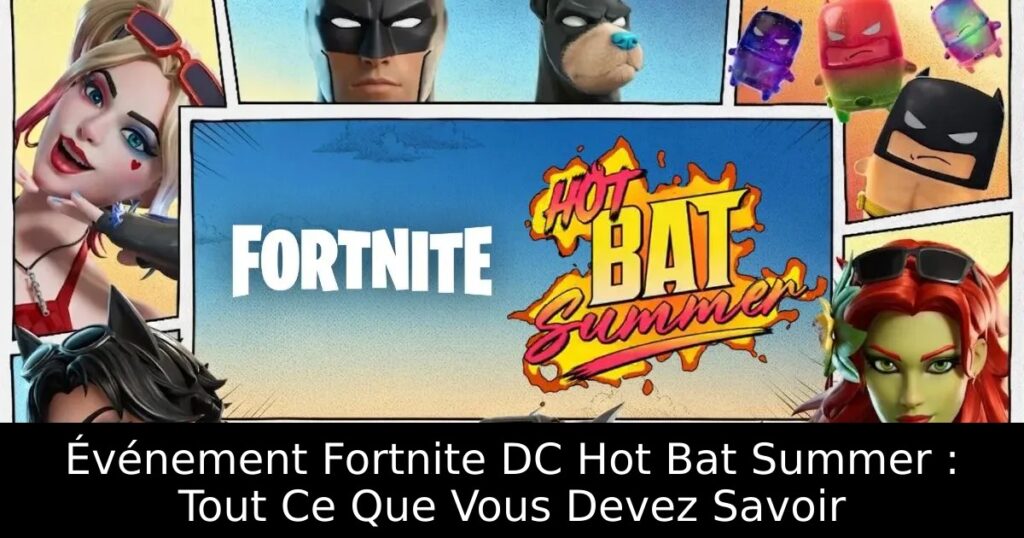 Événement Fortnite DC Hot Bat Summer : Tout Ce Que Vous Devez Savoir