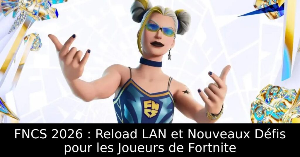 FNCS 2026 : Reload LAN et Nouveaux Défis pour les Joueurs de Fortnite