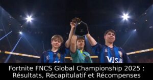 Fortnite FNCS Global Championship 2025 : Résultats, Récapitulatif et Récompenses
