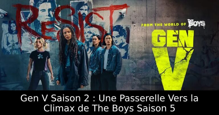 Gen V Saison 2 : Une Passerelle Vers la Climax de The Boys Saison 5