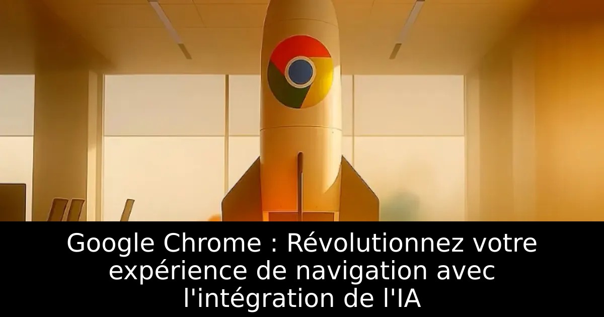 Google Chrome : Révolutionnez votre expérience de navigation avec l&rsquo;intégration de l&rsquo;IA