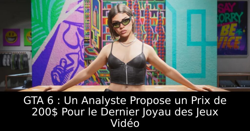GTA 6 : Un Analyste Propose un Prix de 200$ Pour le Dernier Joyau des Jeux Vidéo