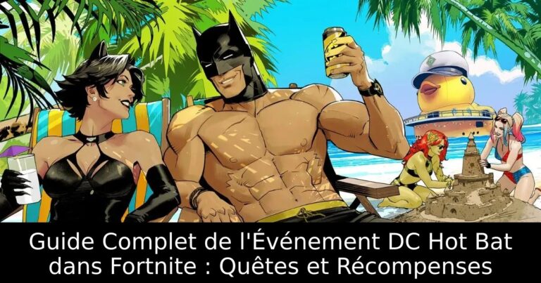 Guide Complet de l&rsquo;Événement DC Hot Bat dans Fortnite : Quêtes et Récompenses