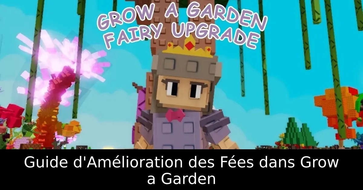 Guide d&rsquo;Amélioration des Fées dans Grow a Garden