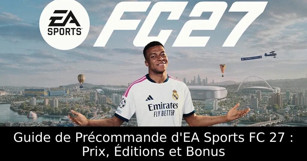 Guide de Précommande d&rsquo;EA Sports FC 27 : Prix, Éditions et Bonus