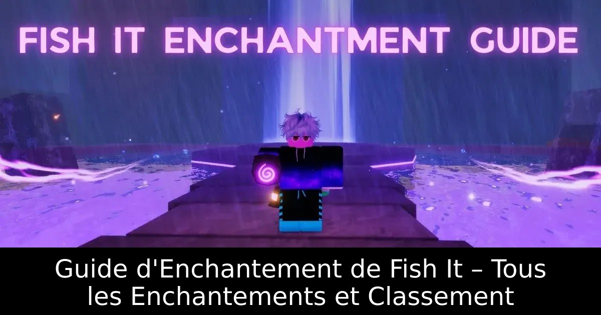Guide d&rsquo;Enchantement de Fish It – Tous les Enchantements et Classement