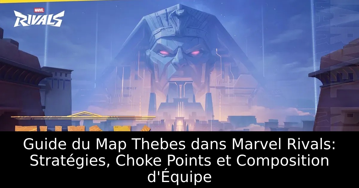Guide du Map Thebes dans Marvel Rivals: Stratégies, Choke Points et Composition d&rsquo;Équipe