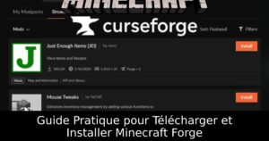 Guide Pratique pour Télécharger et Installer Minecraft Forge