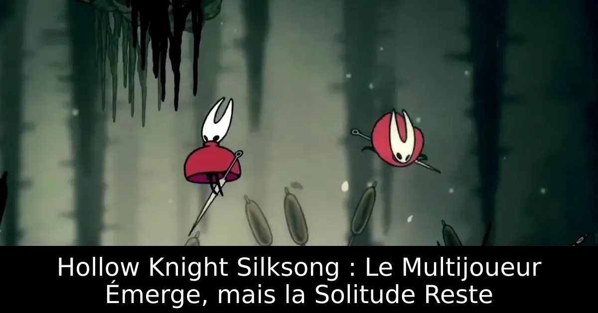Hollow Knight Silksong : Le Multijoueur Émerge, mais la Solitude Reste