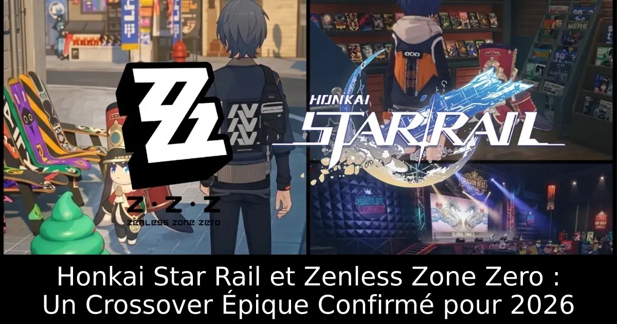 Honkai Star Rail et Zenless Zone Zero : Un Crossover Épique Confirmé pour 2026