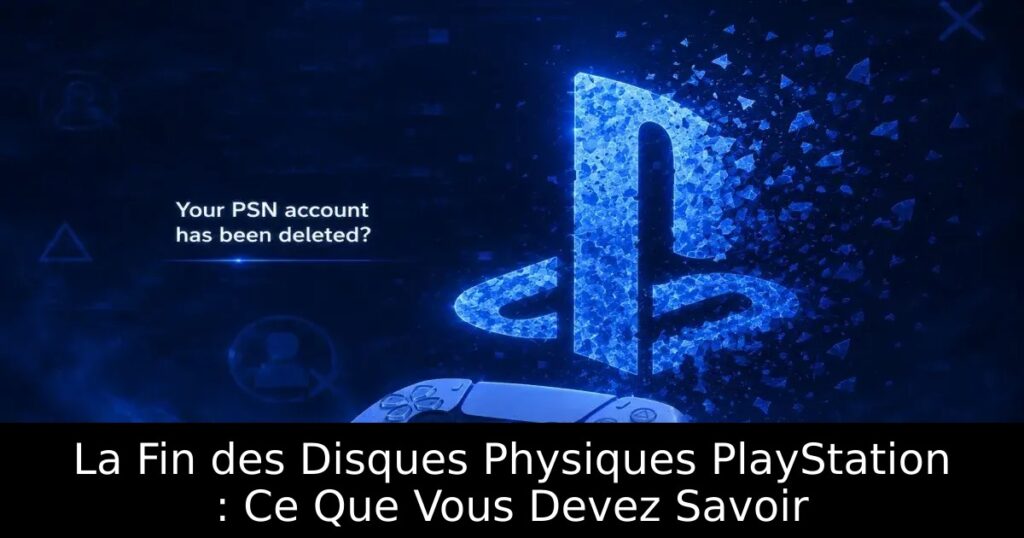 La Fin des Disques Physiques PlayStation : Ce Que Vous Devez Savoir