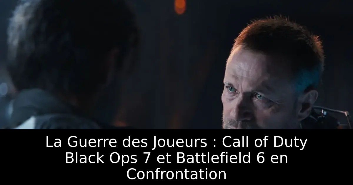 La Guerre des Joueurs : Call of Duty Black Ops 7 et Battlefield 6 en Confrontation