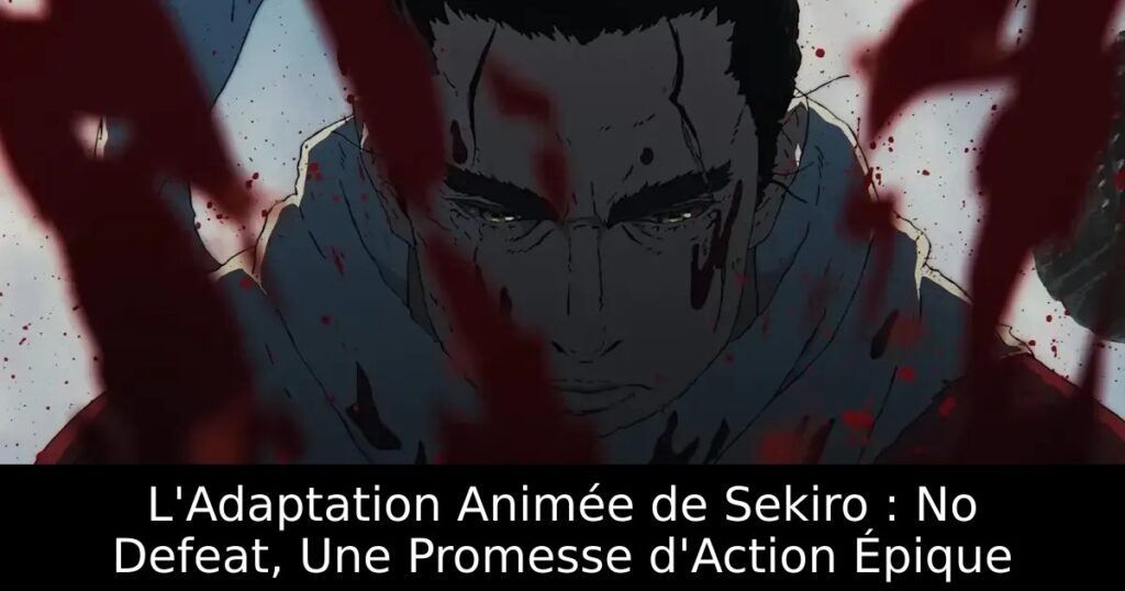 L&rsquo;Adaptation Animée de Sekiro : No Defeat, Une Promesse d&rsquo;Action Épique