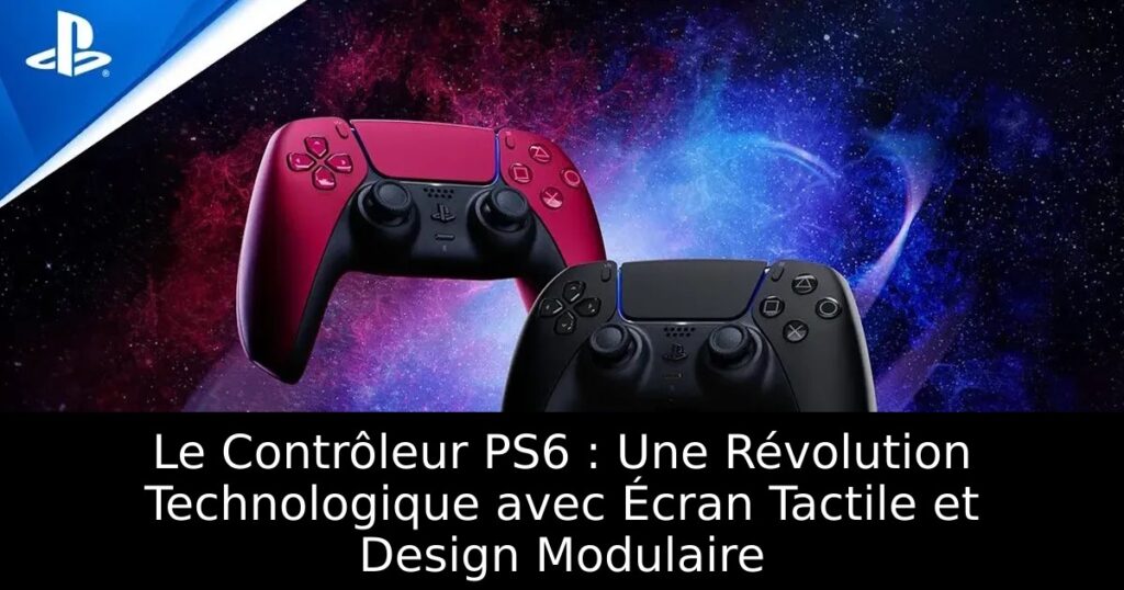 Le Contrôleur PS6 : Une Révolution Technologique avec Écran Tactile et Design Modulaire