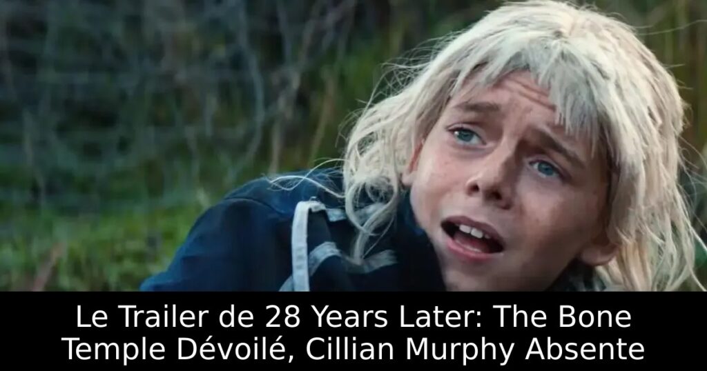 Le Trailer de 28 Years Later: The Bone Temple Dévoilé, Cillian Murphy Absente