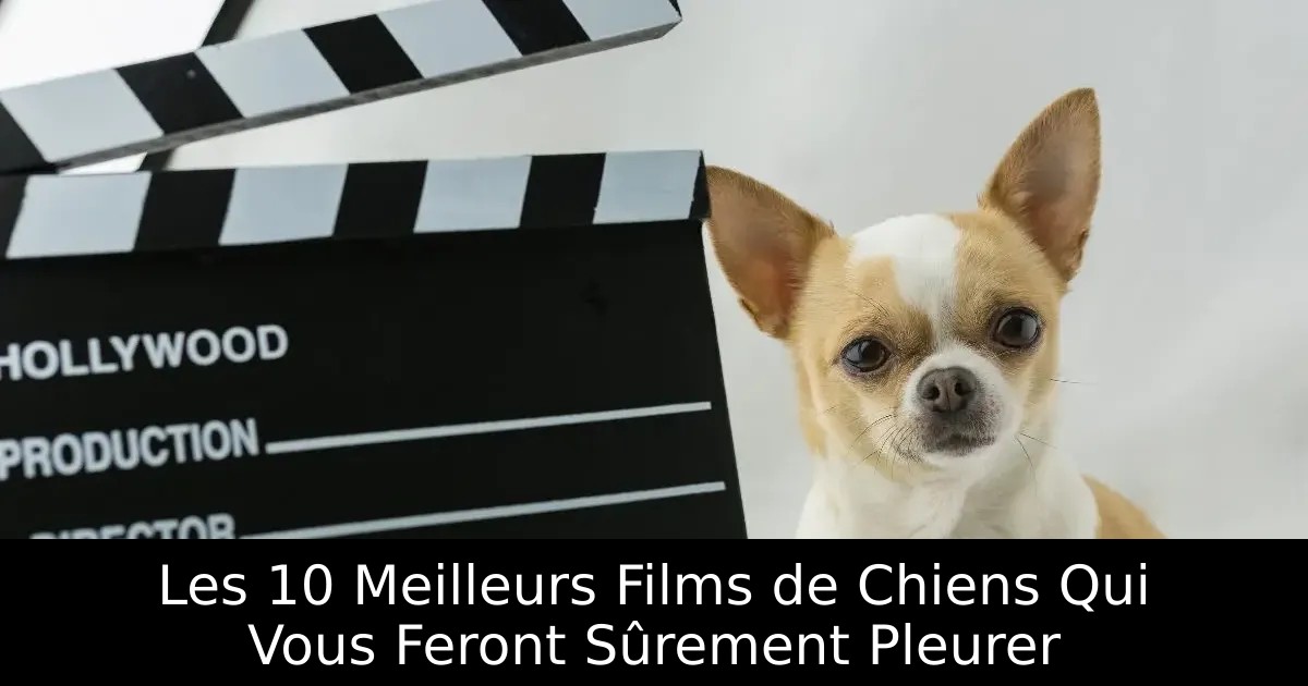 Les 10 Meilleurs Films de Chiens Qui Vous Feront Sûrement Pleurer