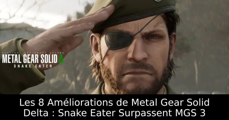 Les 8 Améliorations de Metal Gear Solid Delta : Snake Eater Surpassent MGS 3