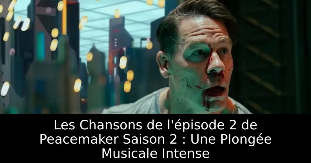 Les Chansons de l&rsquo;épisode 2 de Peacemaker Saison 2 : Une Plongée Musicale Intense