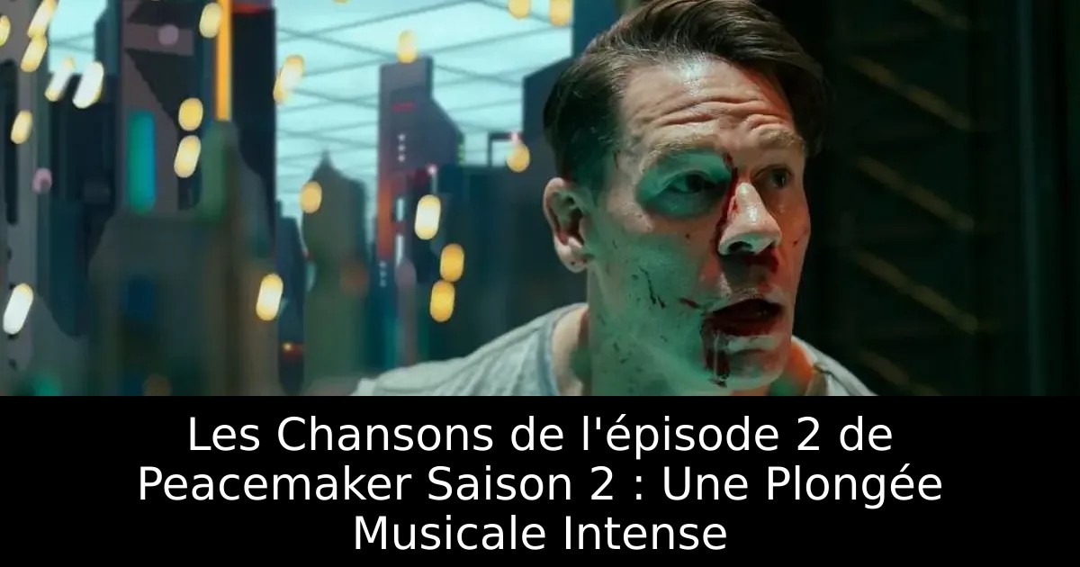 Les Chansons de l&rsquo;épisode 2 de Peacemaker Saison 2 : Une Plongée Musicale Intense