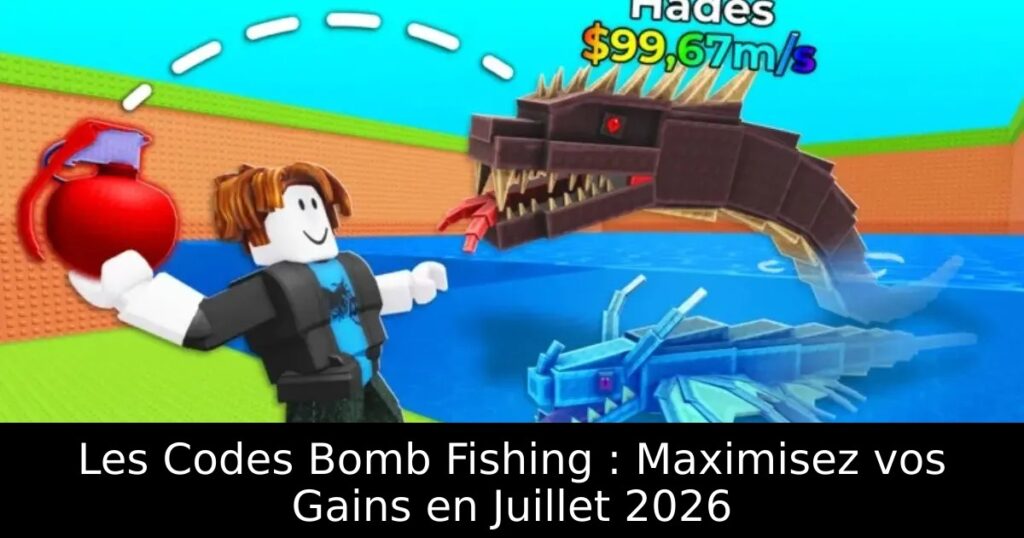 Les Codes Bomb Fishing : Maximisez vos Gains en Juillet 2026