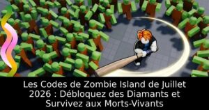 Les Codes de Zombie Island de Juillet 2026 : Débloquez des Diamants et Survivez aux Morts-Vivants