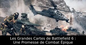 Les Grandes Cartes de Battlefield 6 : Une Promesse de Combat Épique