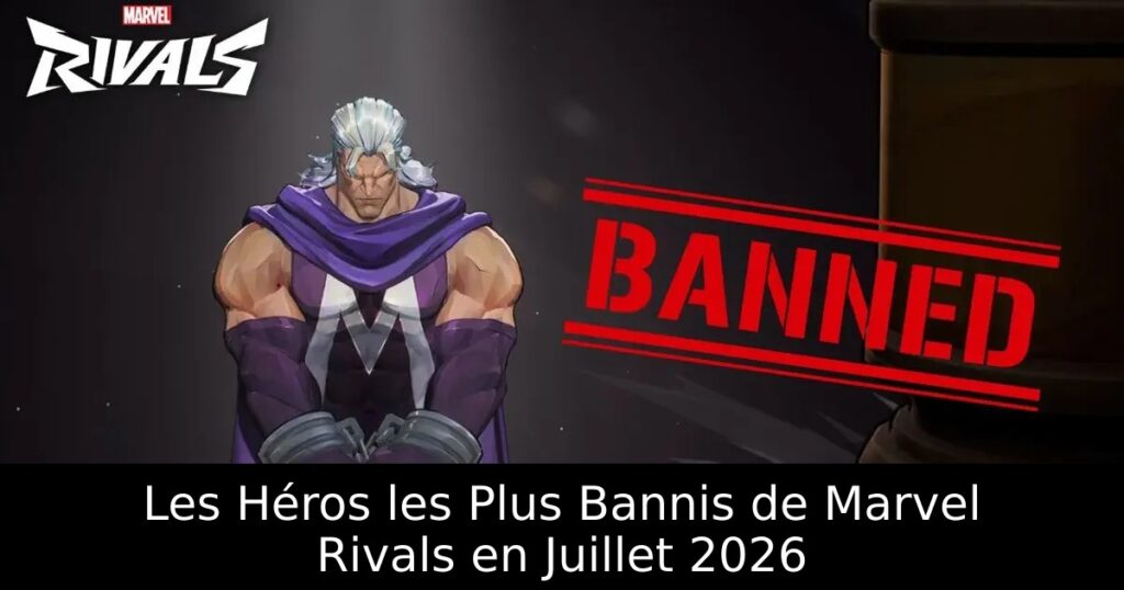 Les Héros les Plus Bannis de Marvel Rivals en Juillet 2026