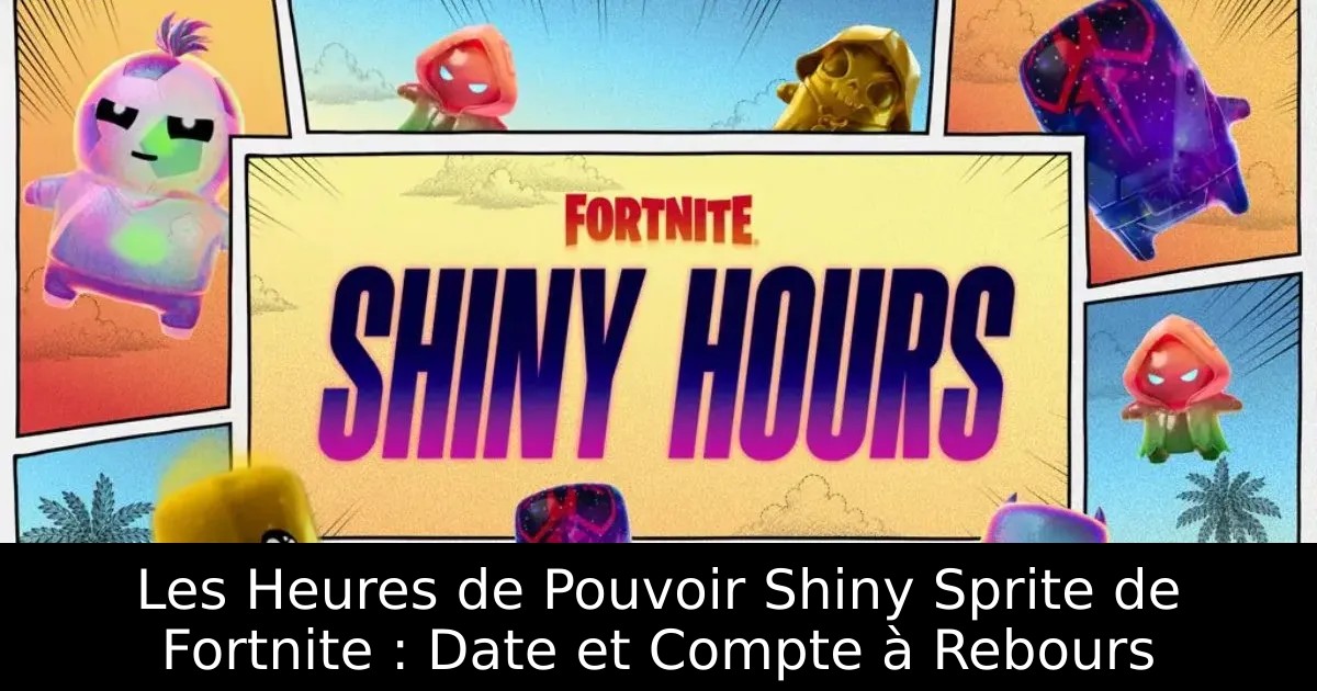 Les Heures de Pouvoir Shiny Sprite de Fortnite : Date et Compte à Rebours