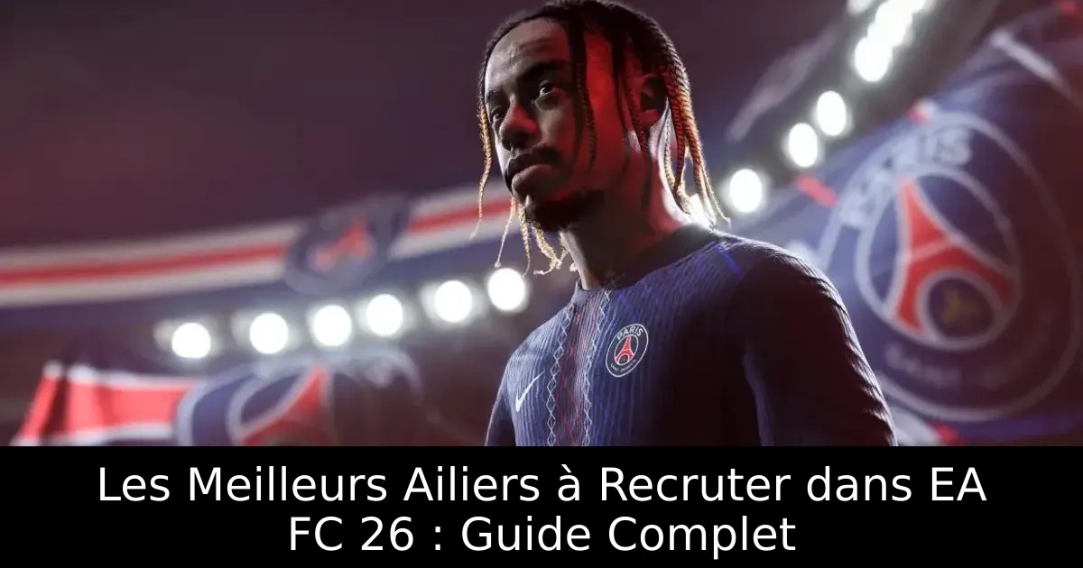 Les Meilleurs Ailiers à Recruter dans EA FC 26 : Guide Complet