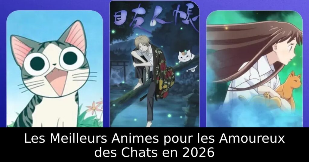 Les Meilleurs Animes pour les Amoureux des Chats en 2026