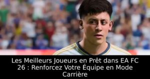 Les Meilleurs Joueurs en Prêt dans EA FC 26 : Renforcez Votre Équipe en Mode Carrière