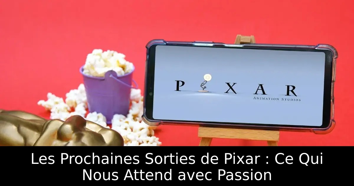 Les Prochaines Sorties de Pixar : Ce Qui Nous Attend avec Passion