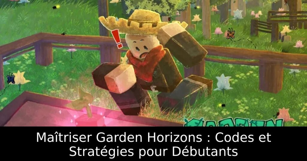 Maîtriser Garden Horizons : Codes et Stratégies pour Débutants