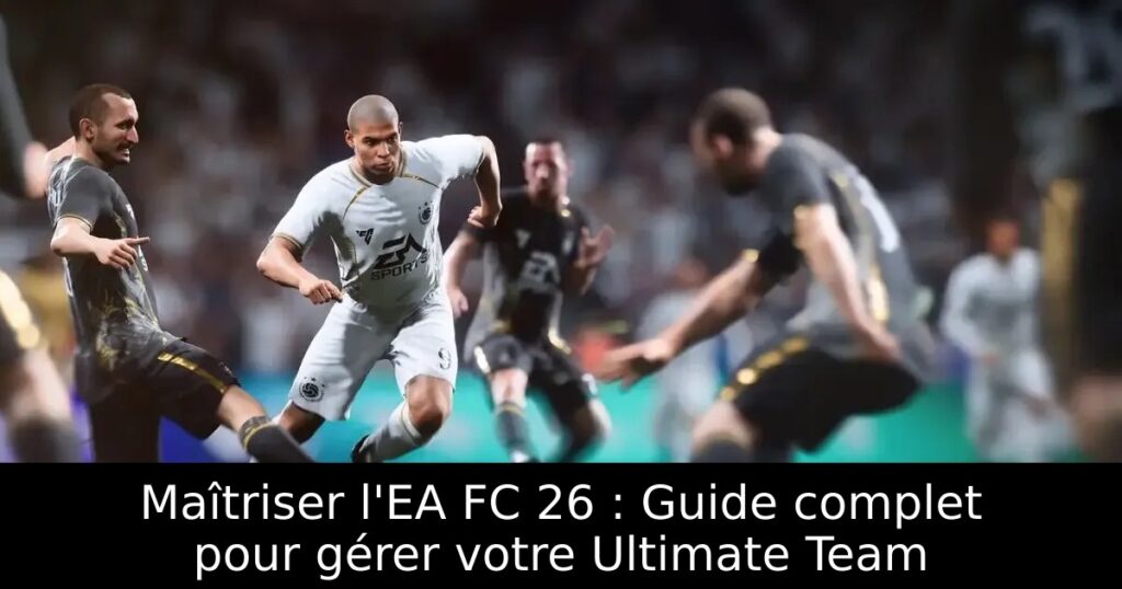 Maîtriser l&rsquo;EA FC 26 : Guide complet pour gérer votre Ultimate Team