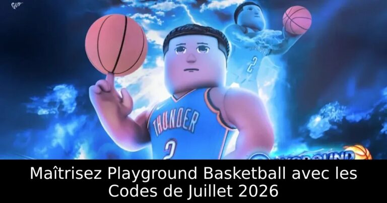 Maîtrisez Playground Basketball avec les Codes de Juillet 2026