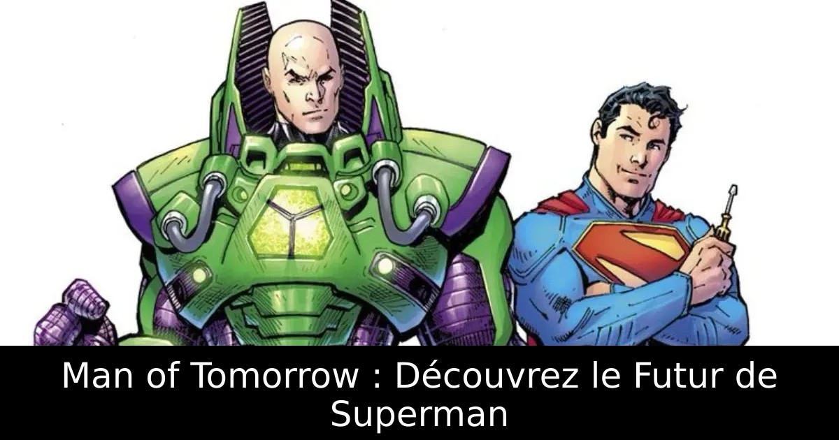 Man of Tomorrow : Découvrez le Futur de Superman