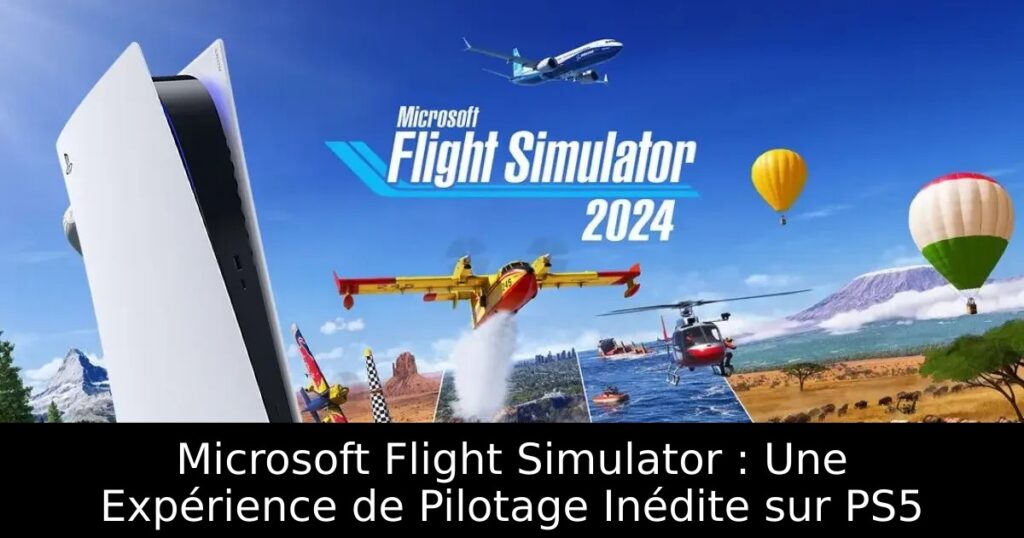 Microsoft Flight Simulator : Une Expérience de Pilotage Inédite sur PS5