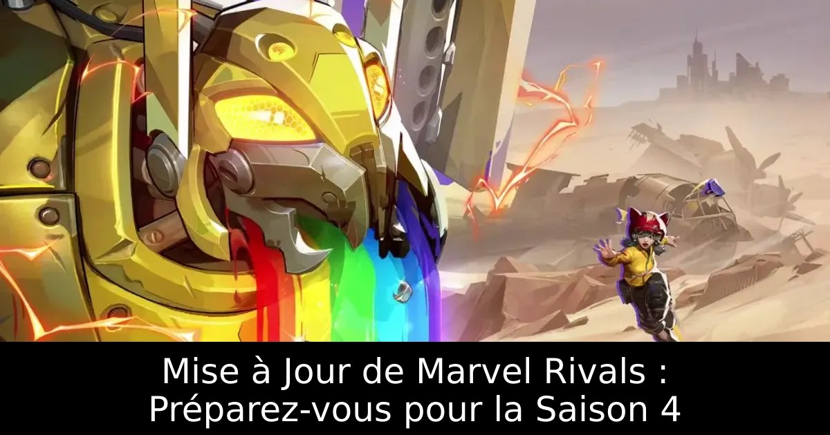 Mise à Jour de Marvel Rivals : Préparez-vous pour la Saison 4