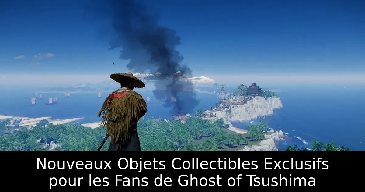 Nouveaux Objets Collectibles Exclusifs pour les Fans de Ghost of Tsushima