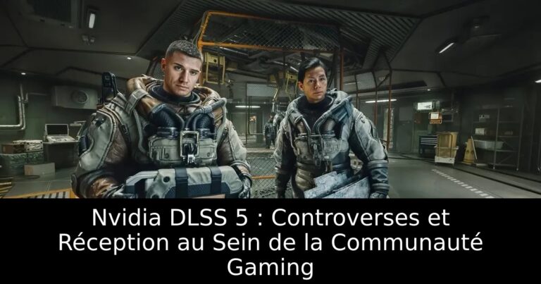 Nvidia DLSS 5 : Controverses et Réception au Sein de la Communauté Gaming
