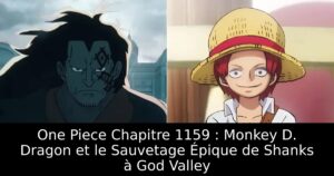 One Piece Chapitre 1159 : Monkey D. Dragon et le Sauvetage Épique de Shanks à God Valley