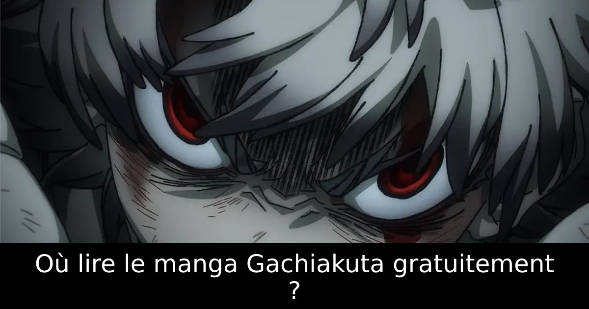 Où lire le manga Gachiakuta gratuitement ?