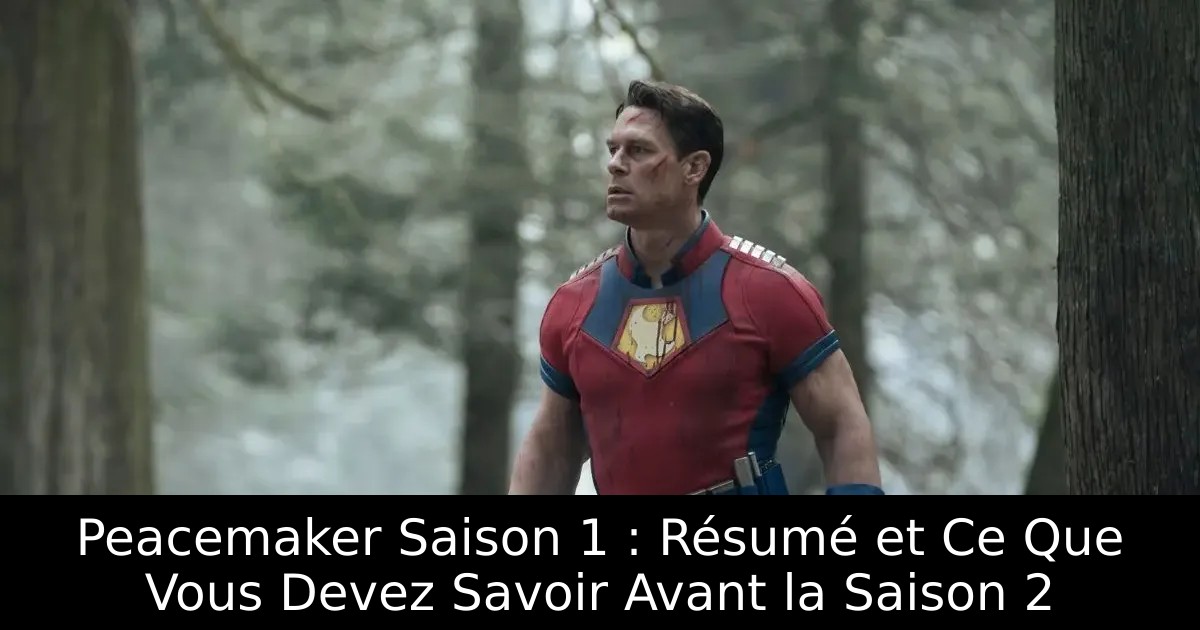 Peacemaker Saison 1 : Résumé et Ce Que Vous Devez Savoir Avant la Saison 2